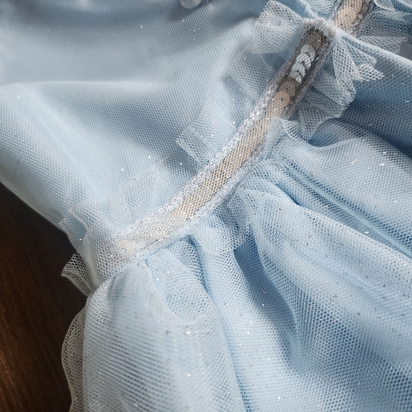 SWEET POWDER BLUE TULLE DRESS. SIZE 2T, BY GEORGE - Picture 4 of 4
